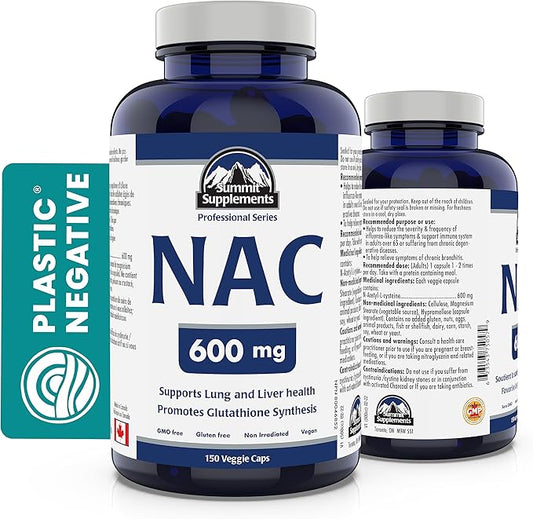 Summit Supplements - NAC Supplement 600mg, 150 Capsules