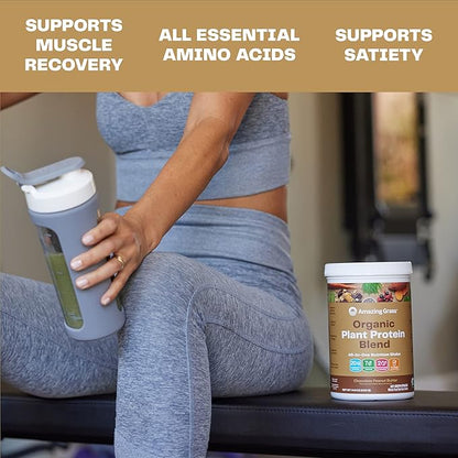Amazing Grass Organic Plant Protein Blend: 10 Servings, 14.8 Ounce 1)