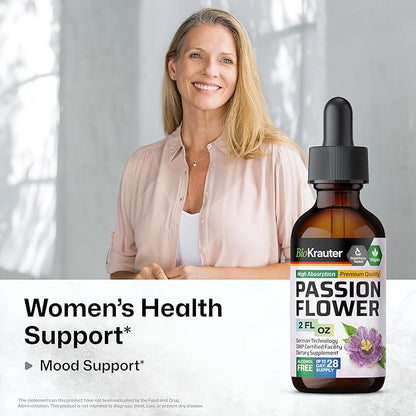BIO KRAUTER Passionflower Tincture 2 Fl.Oz.