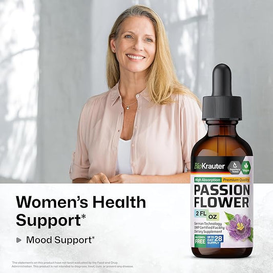BIO KRAUTER Passionflower Tincture 2 Fl.Oz.