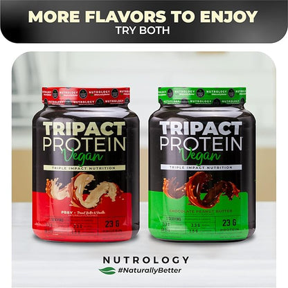 TRIPACT Vegan Protein Powder, for Vegan 20 Servings