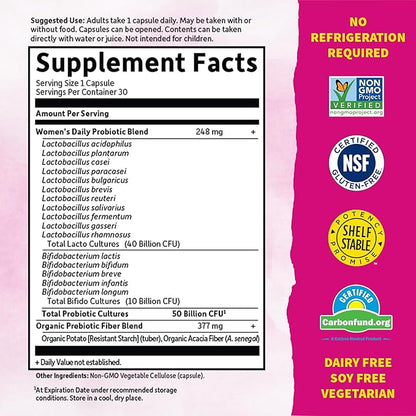 Garden of Life Once Daily Dr. 50 Billion 16 Probiotic 30 Capsules
