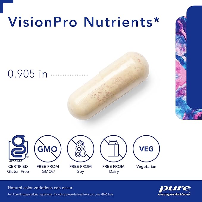 Pure Encapsulations VisionPro Nutrients 90 Capsules