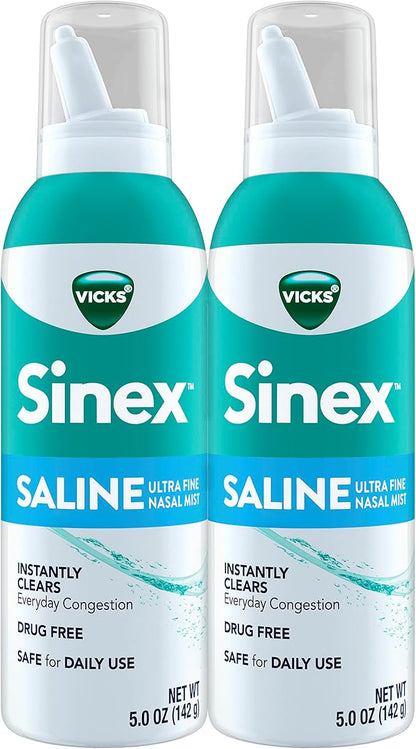 Vicks Sinex SALINE Nasal Spray, Drug 5.0 fl 2