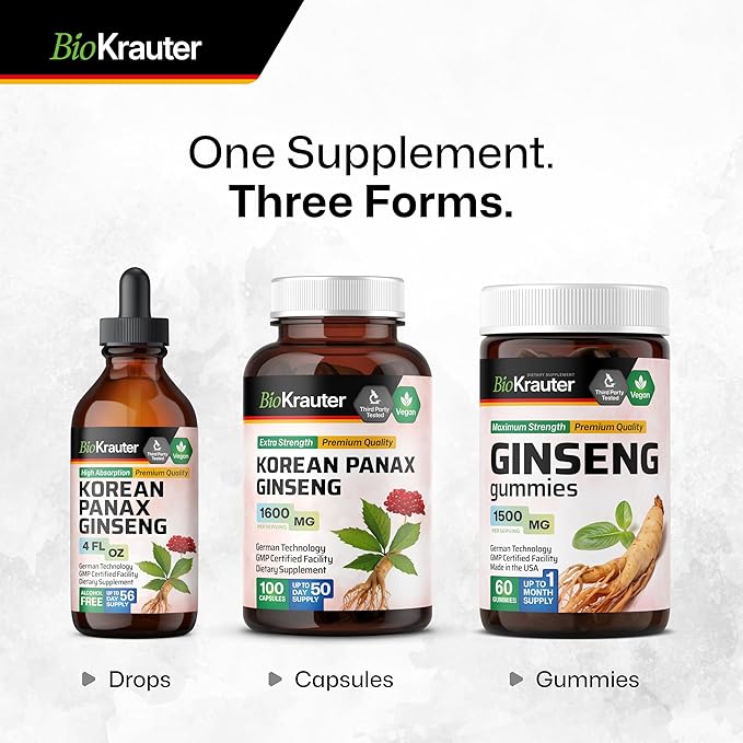 Panax Ginseng Gummies 1500 mg