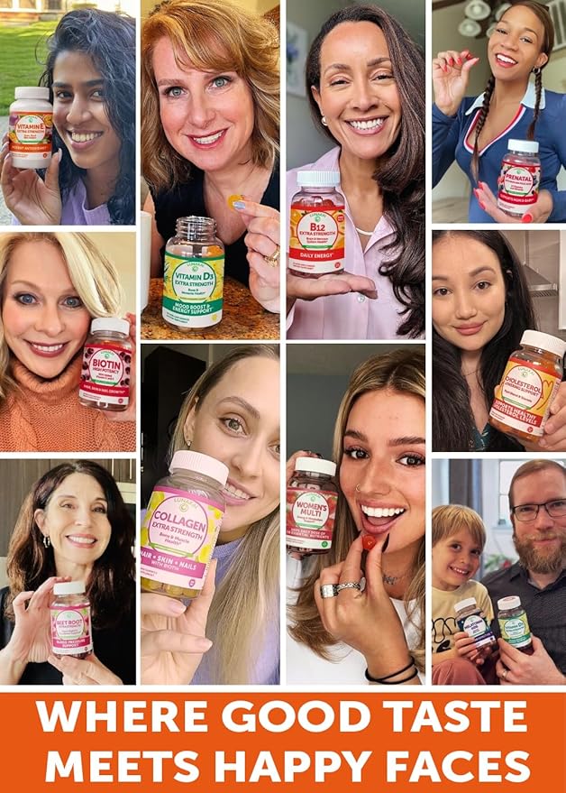 Lunakai USA Made Vitamin E Gummies 400IU with Vitamin C - Delicious, Vegan, Non-GMO Supplement for Daily Skin & Eye Support, d-Alpha Tocopherol, 60ct