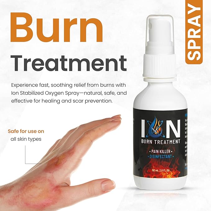 Ion Stabilized Oxygen Burn Treatment Spray 60ml