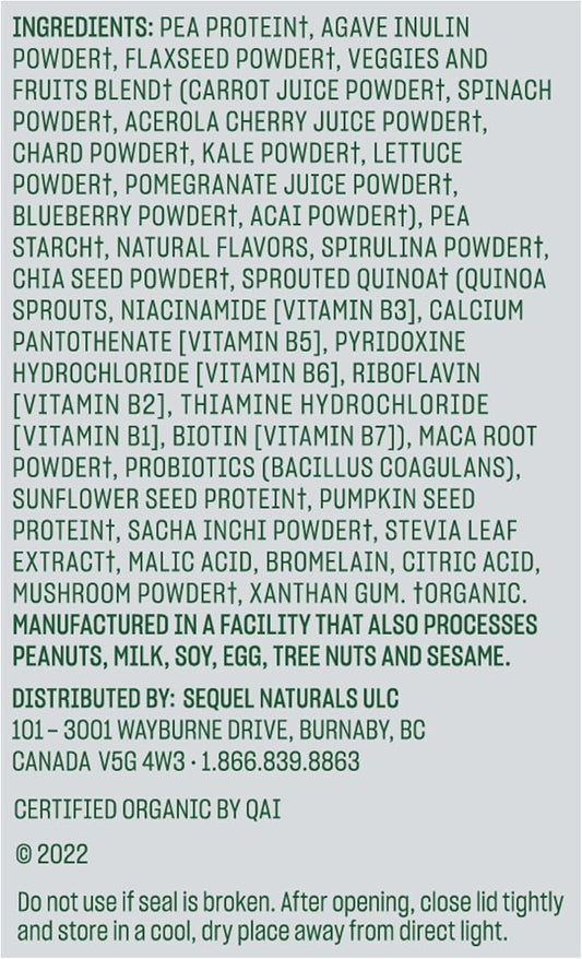 Vega Organic All-in-One Vegan Protein Powder, Berry 1.5 lbs