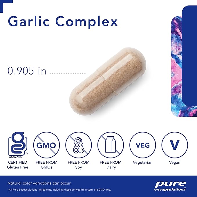 Pure Encapsulations Garlic Complex 120 Capsules