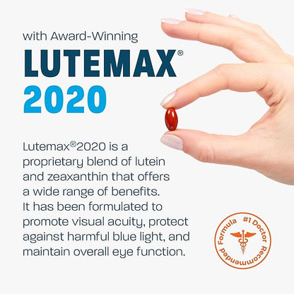 AREDS 2 Eye Vitamin & Mineral 2020 with 2 Study 120 Mini