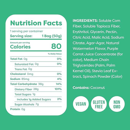 Kiss My Keto Gummies Candy – Low Carb Watermelon Candy Gummy, Keto Snack Pack – Healthy Candy Gummys – Vegan Candy, Keto Gummy Candy – Keto Candy Gummies (6-pack)