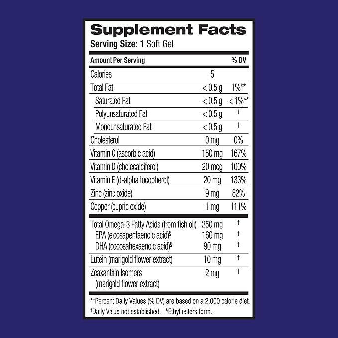 Ocuvite Bausch + Lomb Eye Performance 30 Count