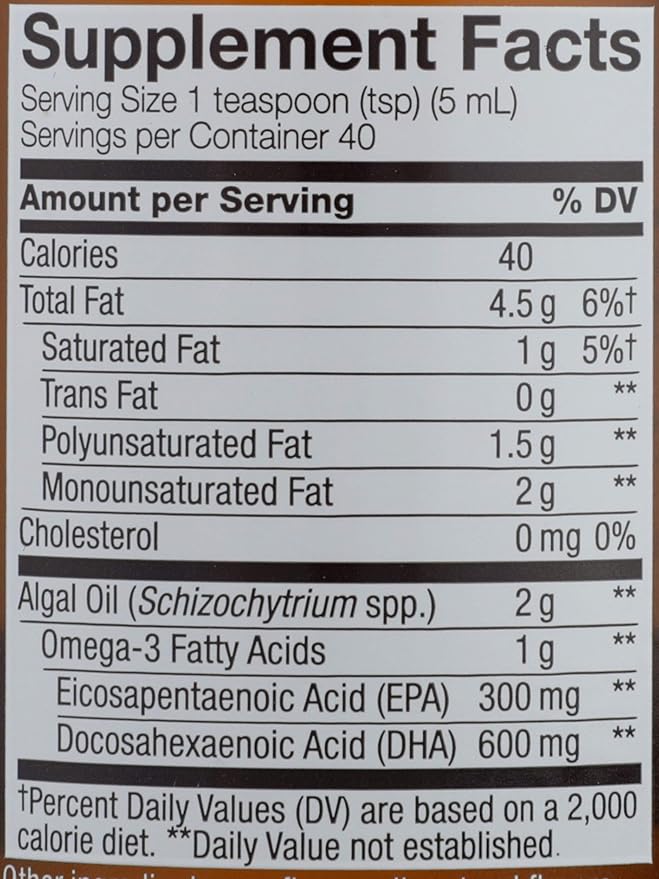 Nature's Way NutraVege Plant Based Omega-3 6.8 oz