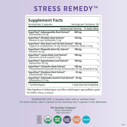 PURE SYNERGY Stress Remedy (60 Capsules)