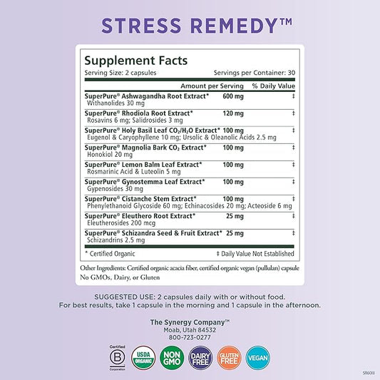 PURE SYNERGY Stress Remedy (60 Capsules)