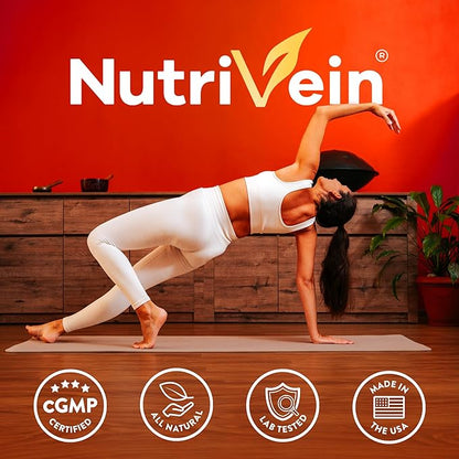 Nutrivein Apple Cider Vinegar Capsules with Mother - 1600mg - 120 Vegan Pills - Supports Healthy Diet, Digestion, Keto, Cleanser - Best Supplement for Immune System - ACV Raw