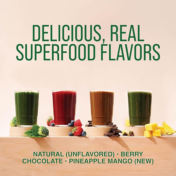 COUNTRY FARMS Super Greens Pineapple-Mango Flavor, 50 Organic 30 Servings