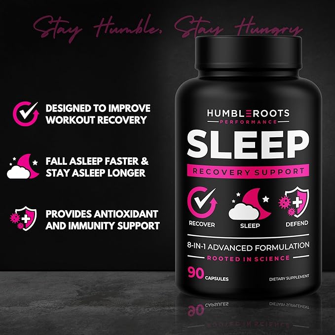 8-IN-1 All-Natural Sleep Aid Supplement D3