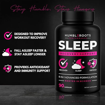 8-IN-1 All-Natural Sleep Aid Supplement D3
