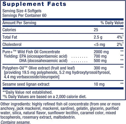 Life Extension Super Omega-3 EPA/DHA Fish 240 Softgels