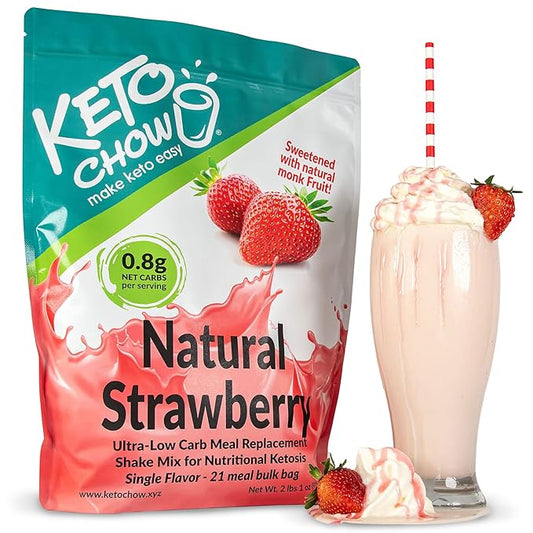 Keto Chow Natural Strawberry 21 Meal