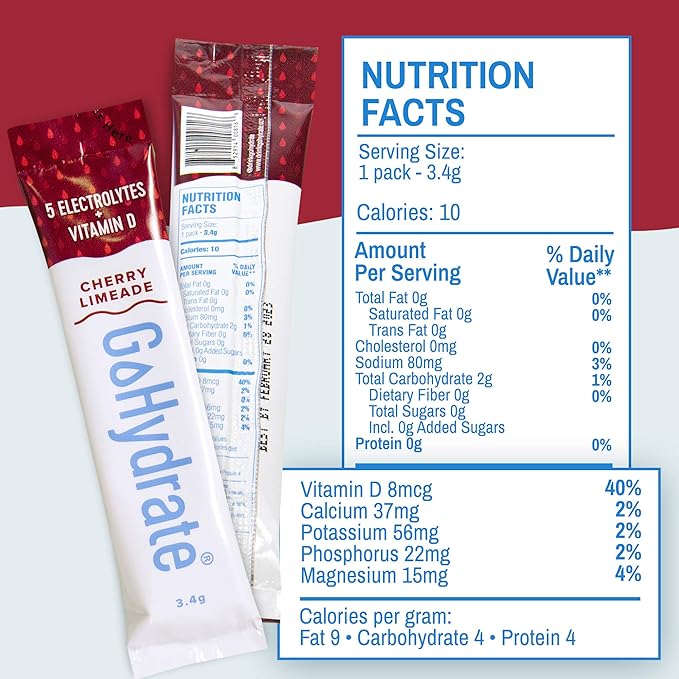 GoHydrate Electrolyte Drink Mix 30 Count 1))