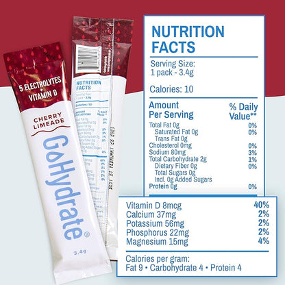 GoHydrate Electrolyte Drink Mix 30 Count 1))