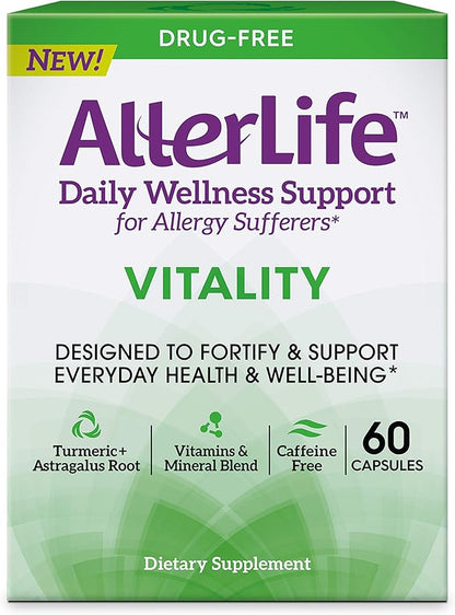 Vitality Capsules, Daily Allergy Supplements 60-Count