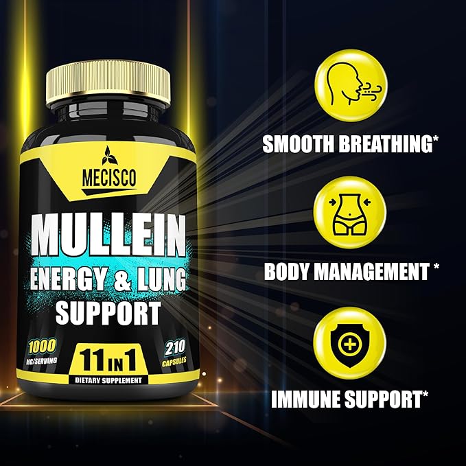 210 Capsules - 11in1 Mullein Leaf