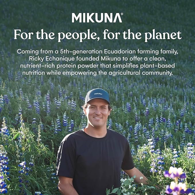Mikuna Vegan Protein Powder (Cacao, 15 Servings)
