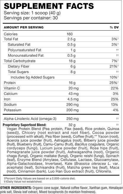 shakeology Vegan Protein Powder, Gluten Free, 30 Servings