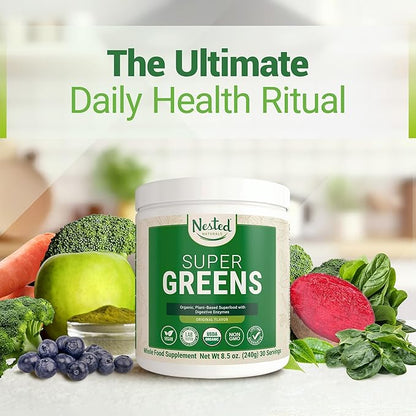 Super Greens Daily Greens Superfood Powder w/20+ Whole 30 Servings