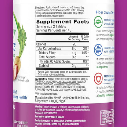 Fiber Choice Daily Prebiotic Fiber Chewable 90 Count 3)
