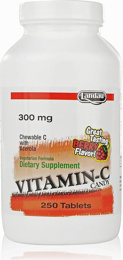 Landau Chewable Vitamin C Candy 300 (250 Count)