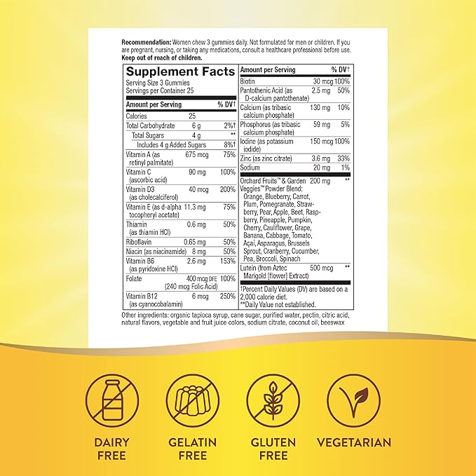 Nature’s Way Alive! Women’s 50+ Premium 75 Gummies