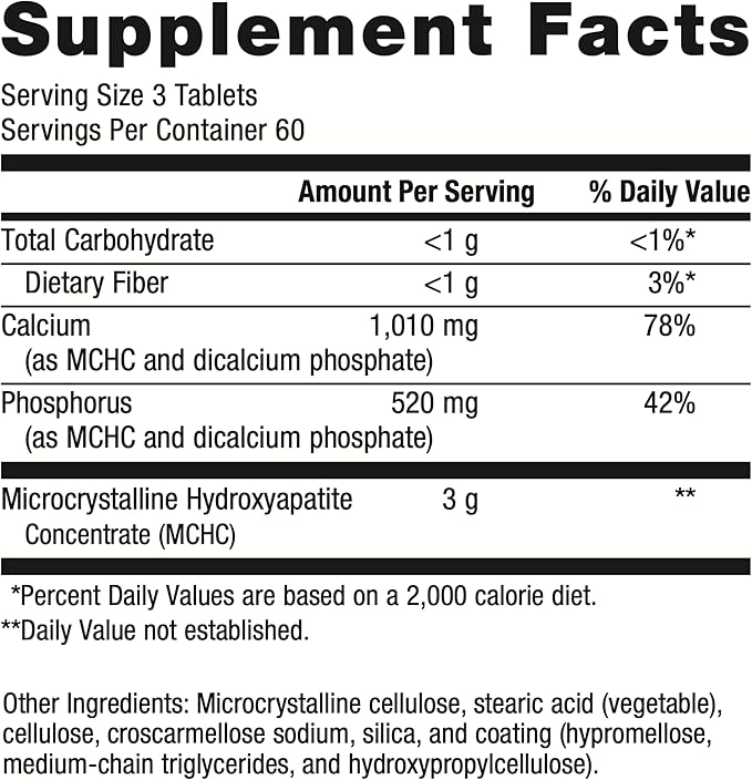 Metagenics Bone Builder Extra Strength 180 Tablets 60 Servings
