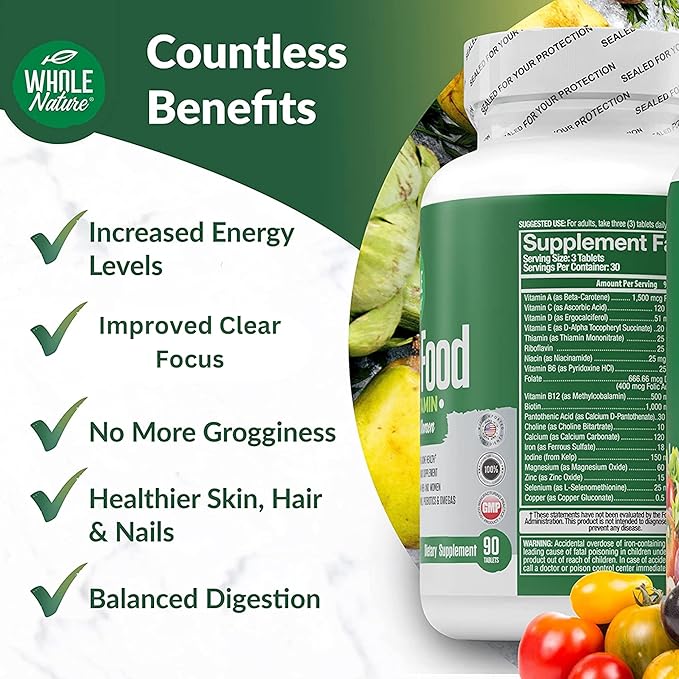 Whole Food Multivitamin for Men and (1)