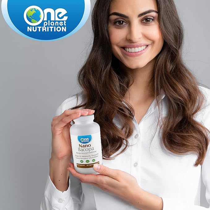 Nano Bacopa 250 mg, Bacopa Monnieri 120 Capsules