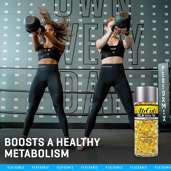 Ab Cuts CLA Belly Fat Formula 80 Easy-to-Swallow 3 Fish