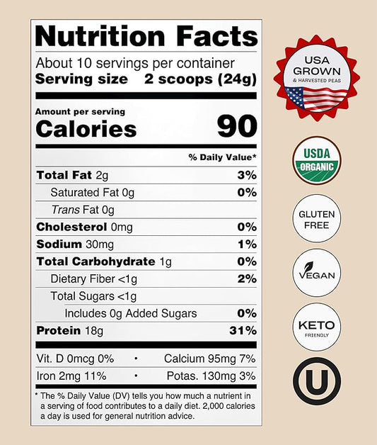 Heavenly Protein Powder (Simply Plain, 20