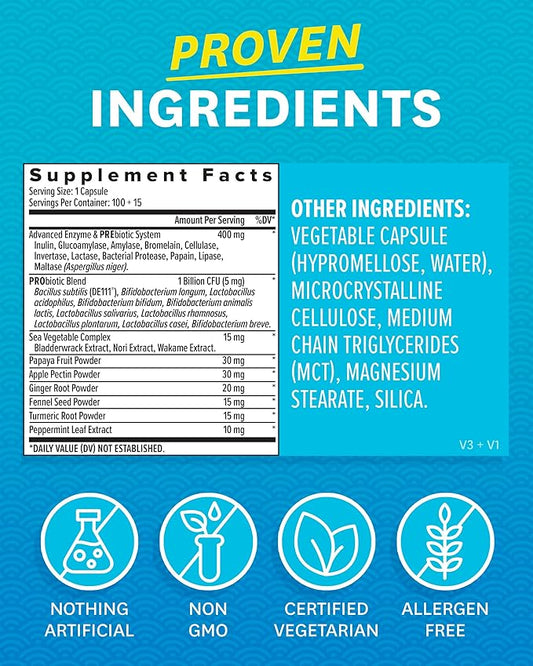 Zenwise Health Digestive Enzymes 115 Count