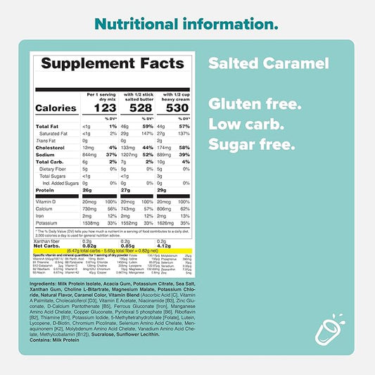 KETO CHOW SALTED CARAMEL 1 MEAL