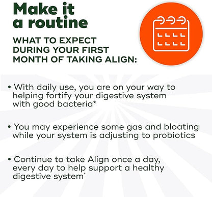 Align Probiotic Extra Strength, Probiotics for Women and Men, #1 Doctor Recommended Brand‡, 5X More Good Bacteria^ to Help Support a Healthy Digestive System*, 42 Capsules (Packaging May Vary)