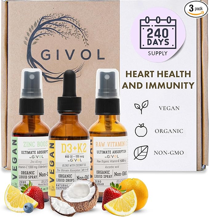 Immunity Support Pack D3 & K2 Liquid, 180 Days