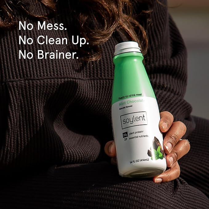 Soylent Mint Chocolate Plant Protein Meal 14 fl