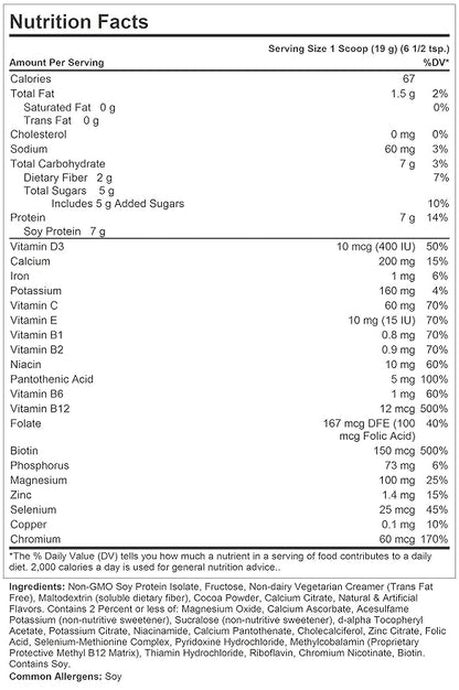 Andrew Lessman Secure Soy Complete Meal Replacement 60 Servings 67 Calories, 7 Grams