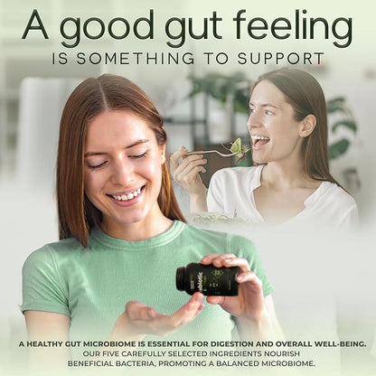Prebiotic Fiber Supplement 5-in-1 Capsules - Natural Flow 5X Fiber XOS, GOS, FOS, Acacia and Agave Inulin, Daily Soluble Fiber Formula for Gut Support and Boost Good Bacteria Diversity, 120 Caps