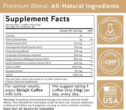 Pure Himalayan Organic Shilajit Coffee-