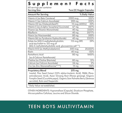 MICHAEL'S Health Naturopathic Programs Teen Boys 120 Vegetarian 60 Servings
