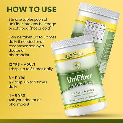 Dr. Natura® Unifiber, Natural Fiber Supplement, 8.4-Ounce